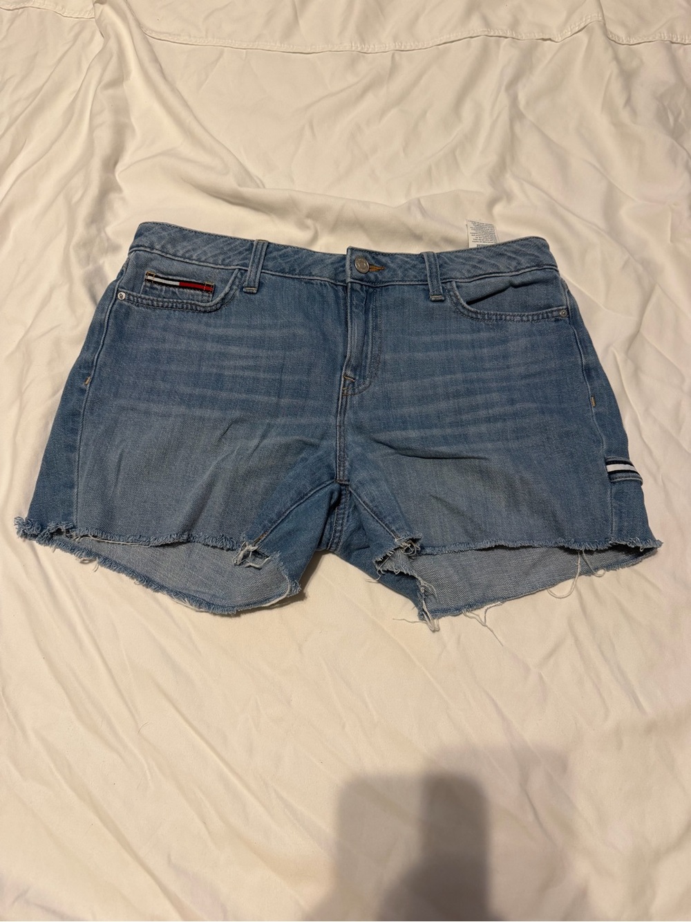 Vintage Y2K Tommy Hilfiger Women’s  Carpenter Cutoff Shorts